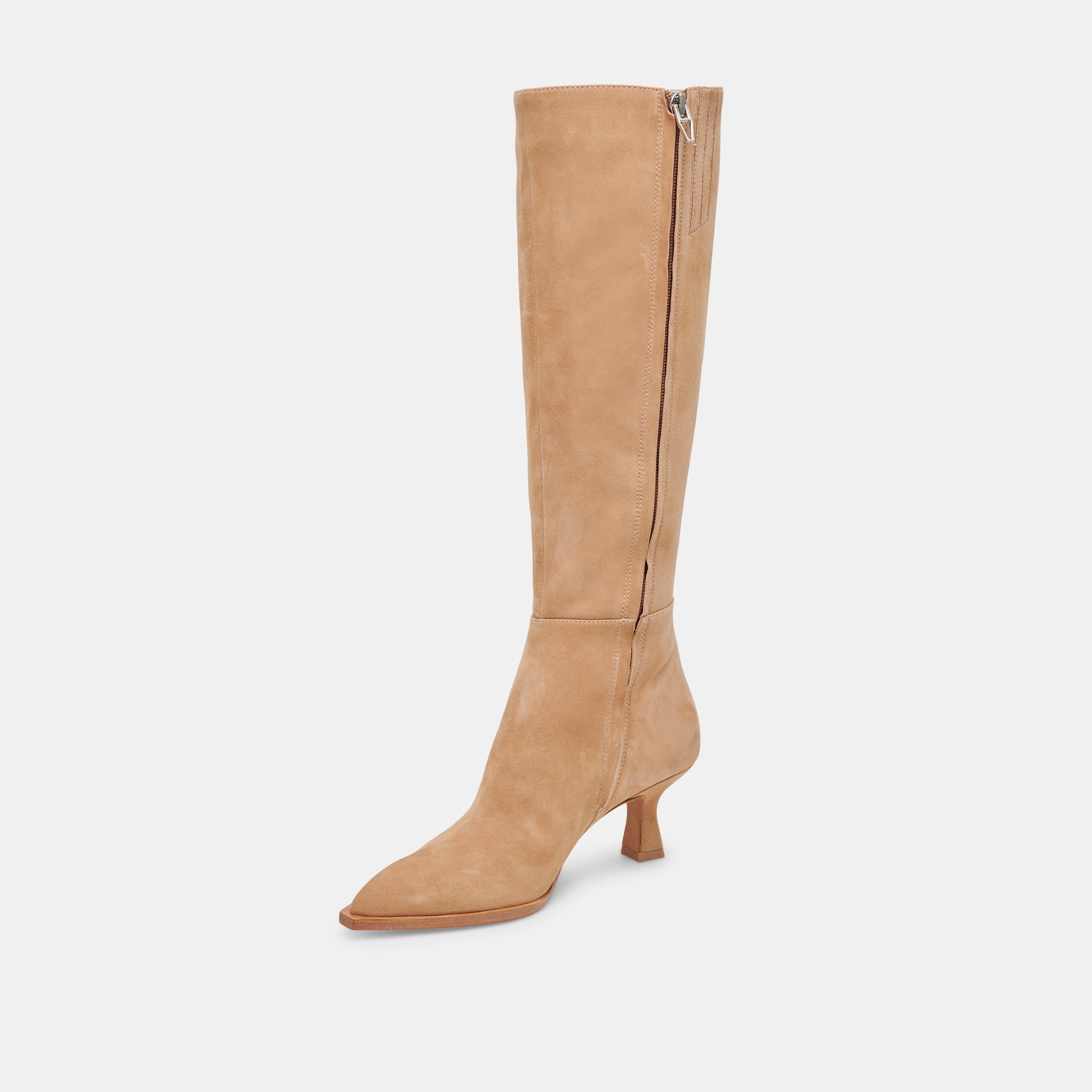 AUGGIE BOOTS CAMEL SUEDE - Women's Winter Ankle Boots with Soft Suede Upper for Fashion & Comfort | Perfect for Casual Outfits, Office Wear & Cold Weather
