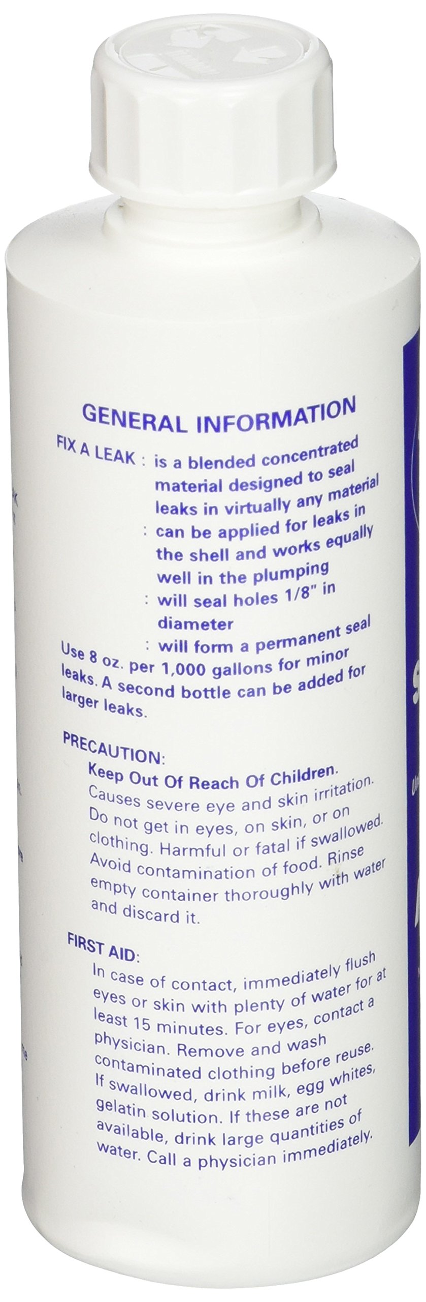 Seal Marlig Fix Pool and Spa Leak Sealer - 8 oz Fast-Acting Waterproof Repair Solution for Inground & Above Ground Pools, Hot Tubs, and Fountains - Stops Leaks in Minutes
