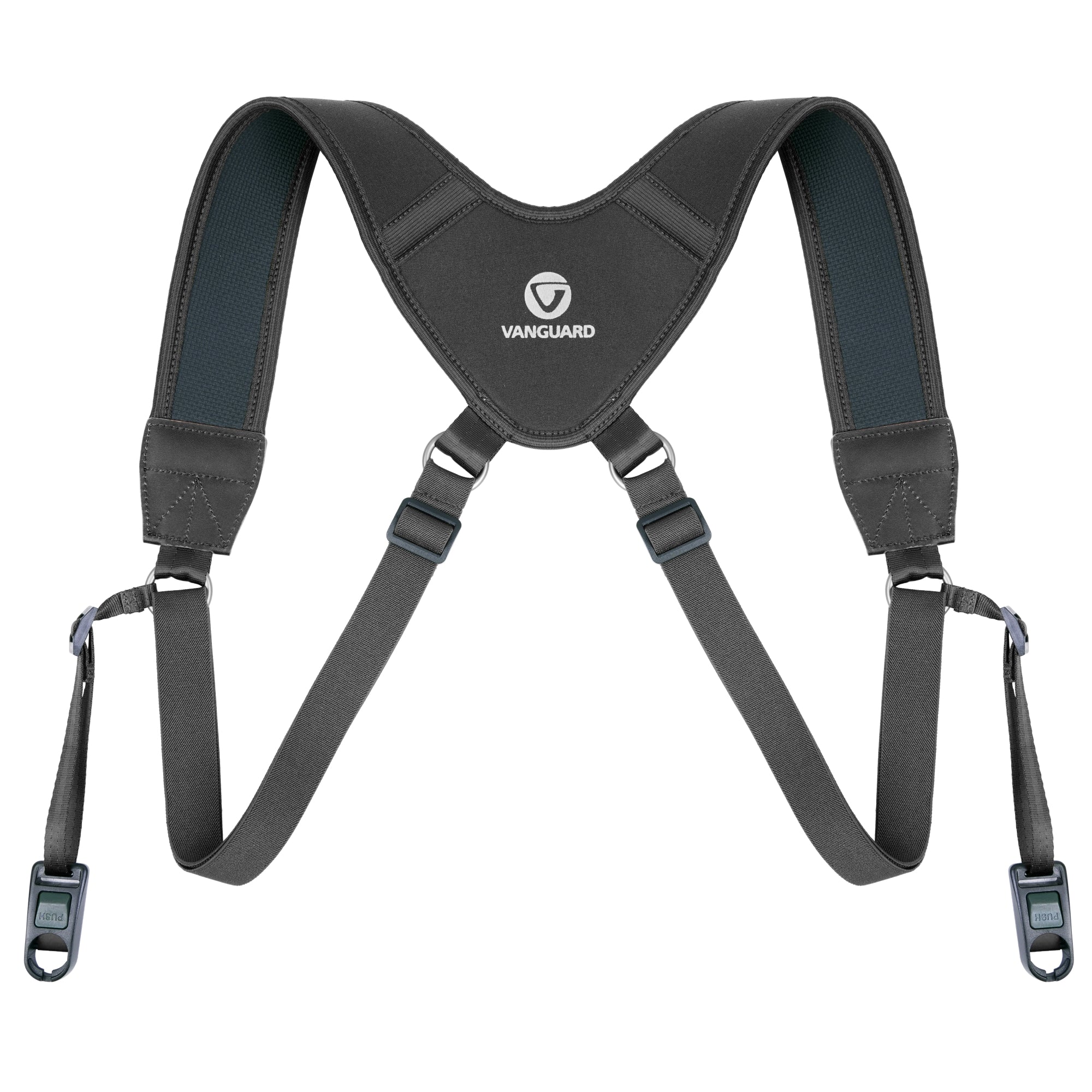 VEO Optic Guard Deluxe Optics and Camera Harness - Secure Black Strap for Binoculars, Spotting Scopes & DSLRs - Perfect for Hunting, Birdwatching & Outdoor Photography