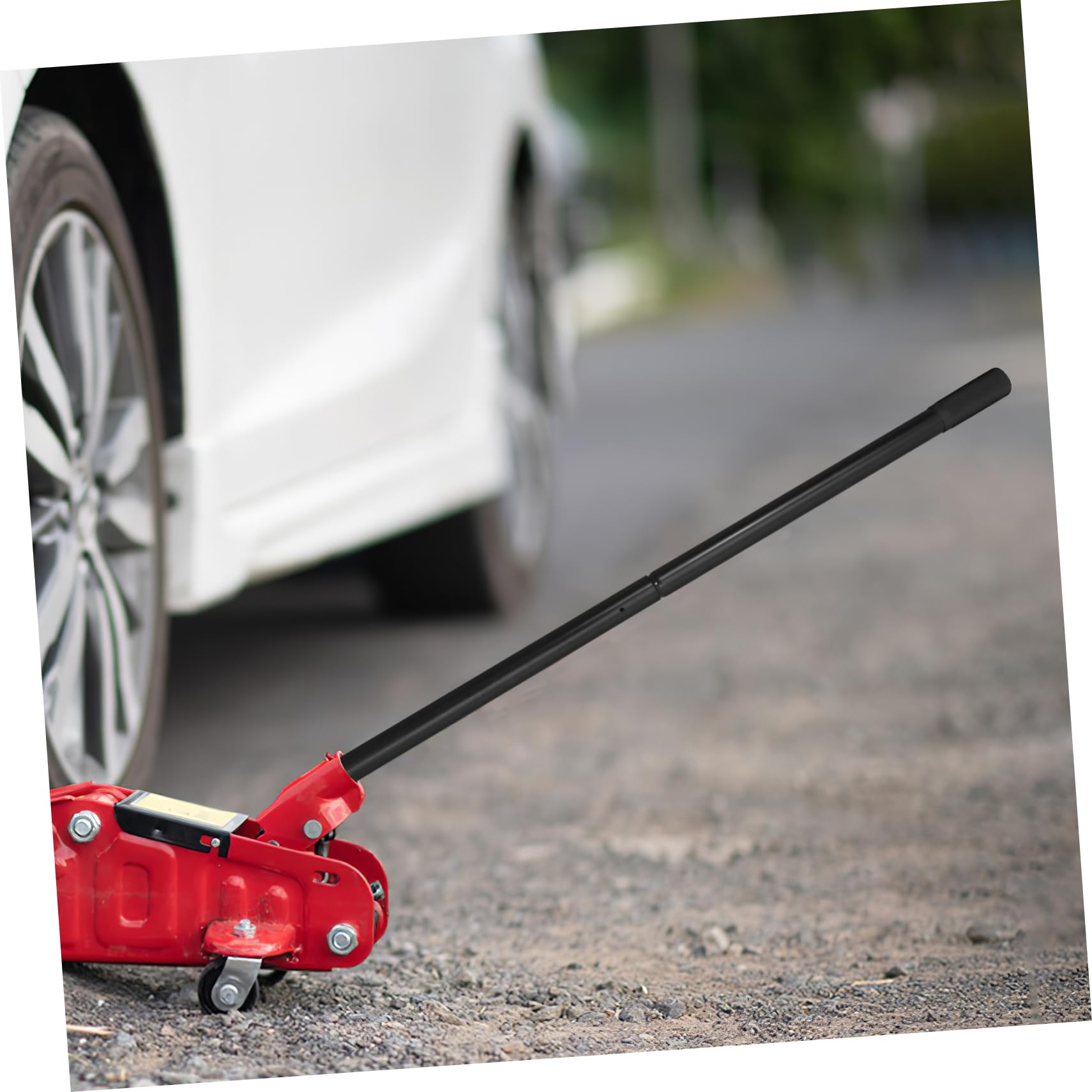 3 Ton Hydraulic Jack Stands & 6 Ton Car Jack Support Rod - Heavy Duty Steel Jack Bar for Car, Trailer & Vehicle Lifting - Perfect for Auto Repair, Maintenance & Emergency Roadside Assistance
