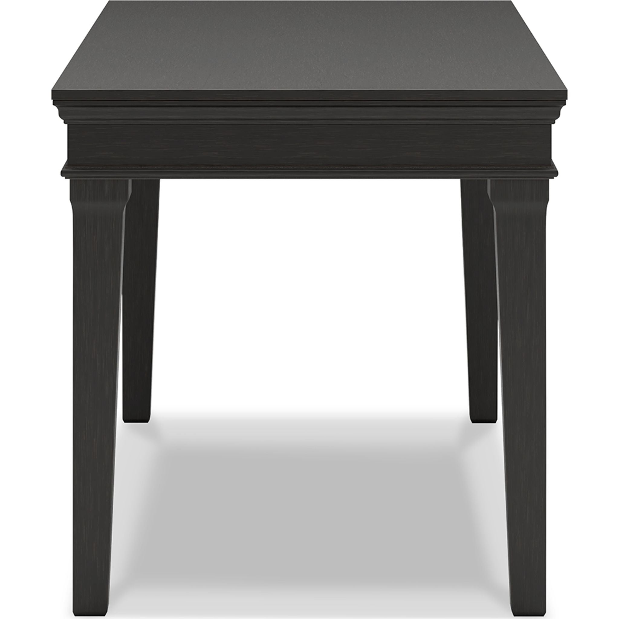 Beckincreek Black Office Desk - Modern Writing Desk for Home & Office Workspace, Study, and Small Spaces