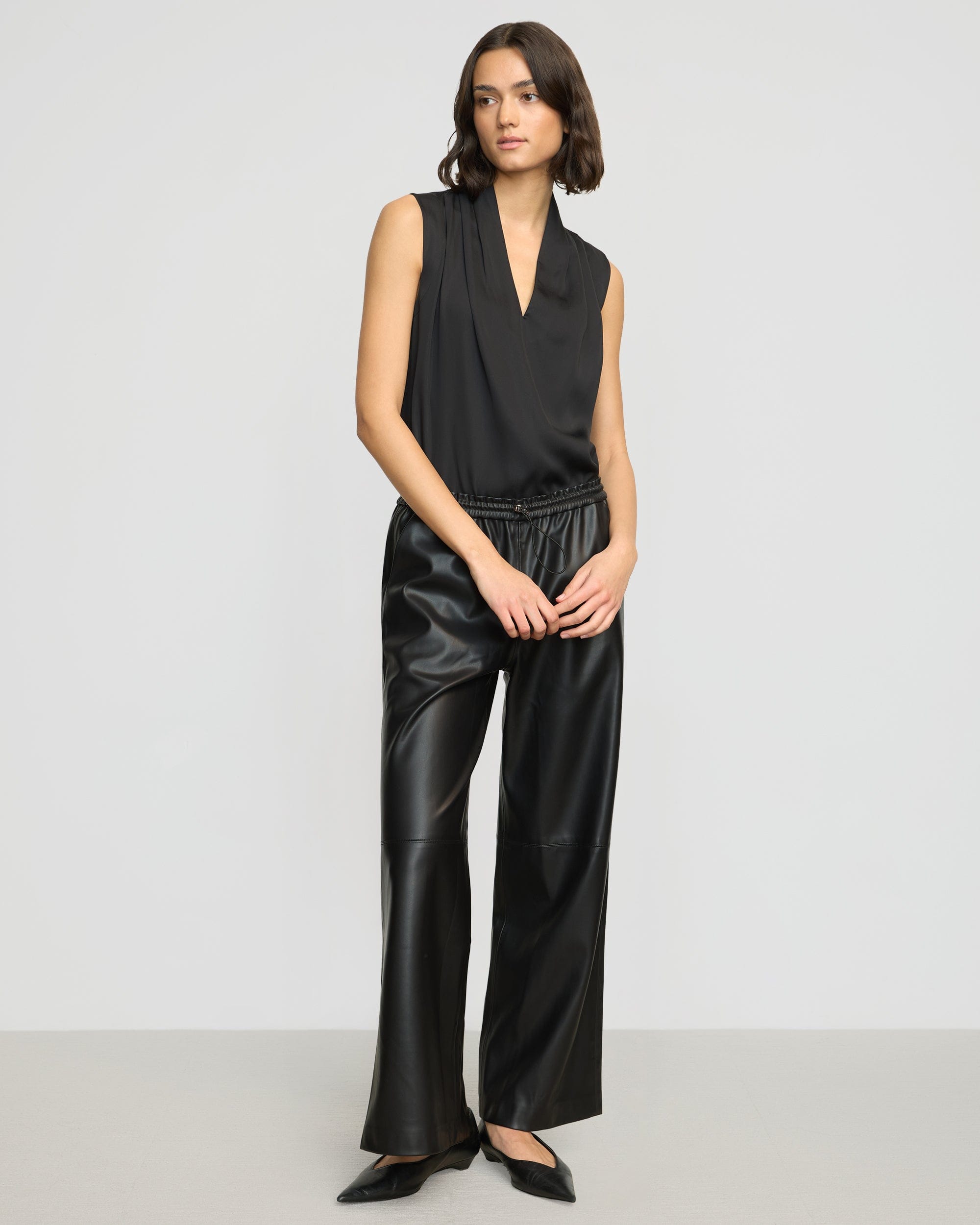 Elegant V Neck Sleeveless Blouse for Women - Lightweight Summer Tops - Perfect for Office, Party & Casual Wear
