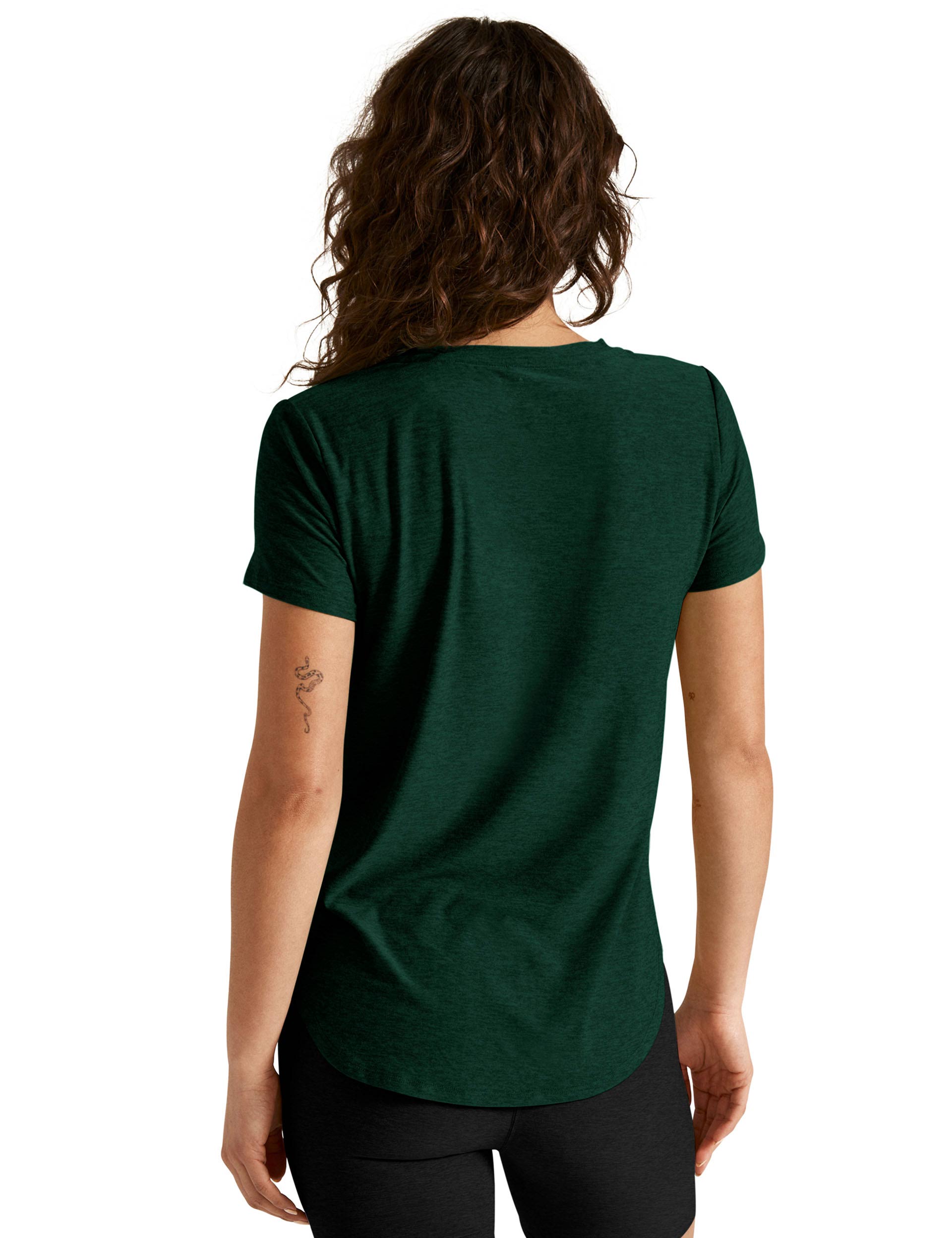 Featherweight On The Down Low Tee - Dark Spruce Green Heather | Lightweight Comfort T-Shirt for Casual Wear & Everyday Outfits