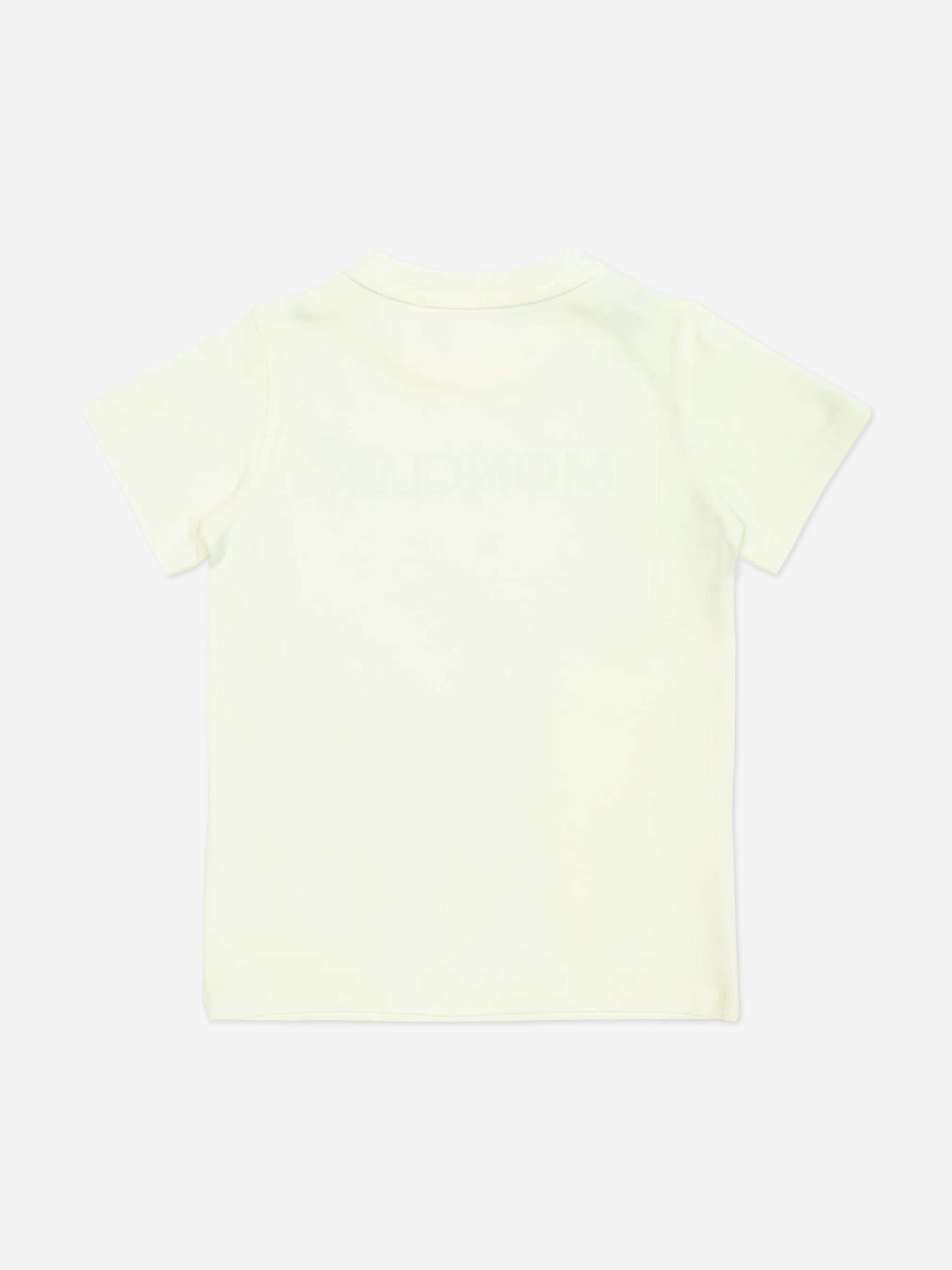 Baby Boys Logo Cotton T-Shirt in Ivory - Soft & Comfortable Casual Wear for Toddlers, Infants & Newborns - Perfect for Playdates, Daycare & Family Outings
