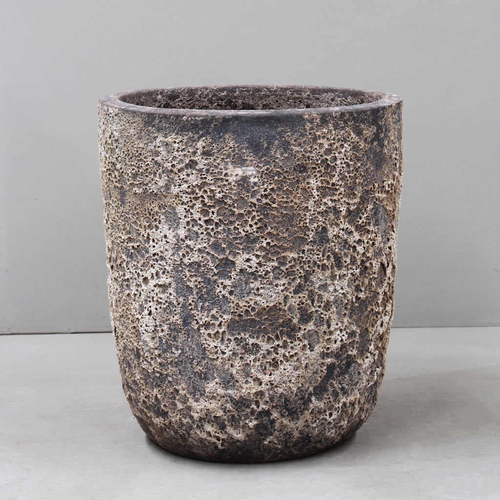 Oceanic White Tall U Pot - Elegant Ceramic Planter for Indoor Plants, Succulents & Home Decor | Perfect for Living Room, Office & Garden Decor