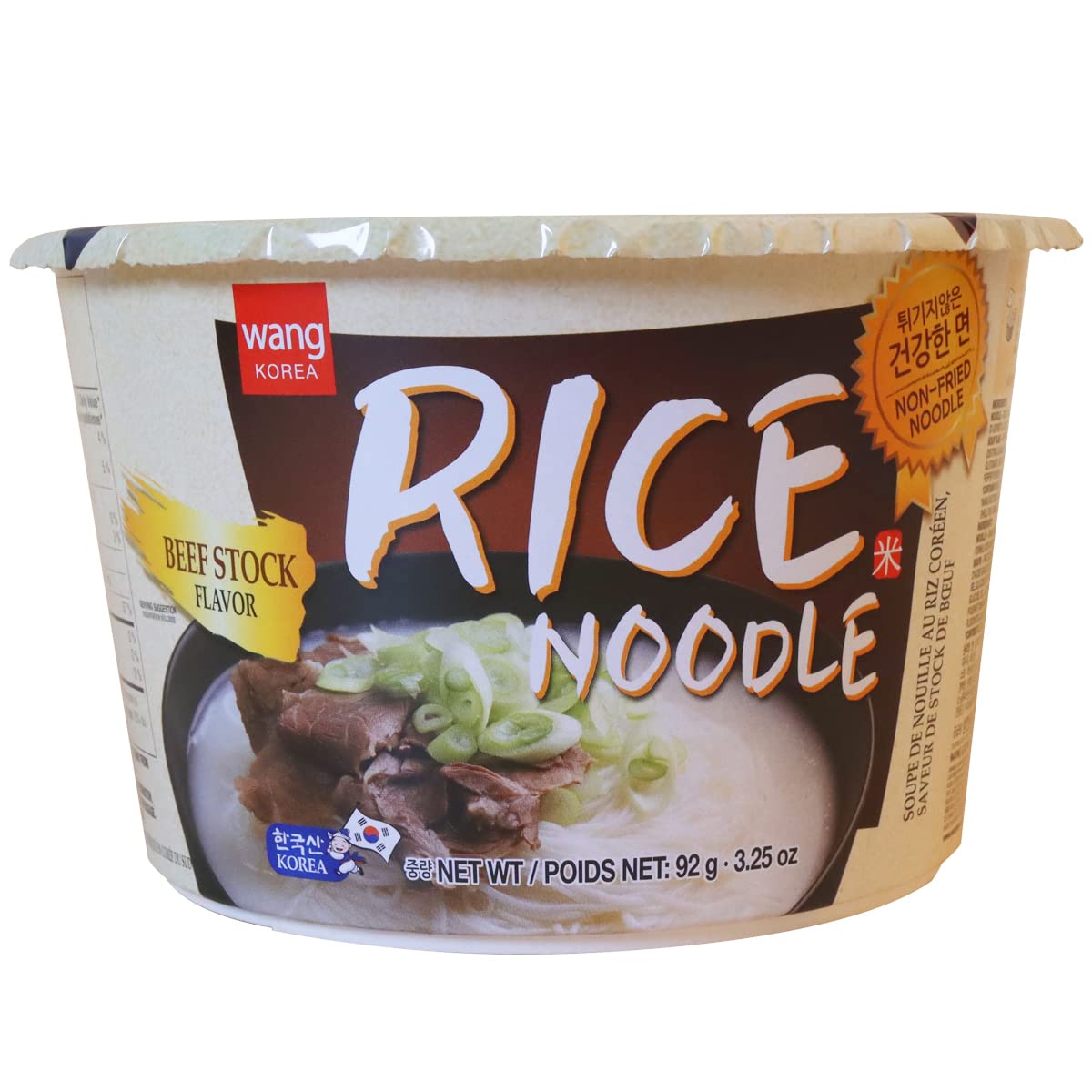 Premium Wang Rice Noodle Soup - Authentic Korean Gomtang Flavor (6-Pack) | Instant Noodle Meal for Quick Lunch, Office Snack & Asian Food Lovers