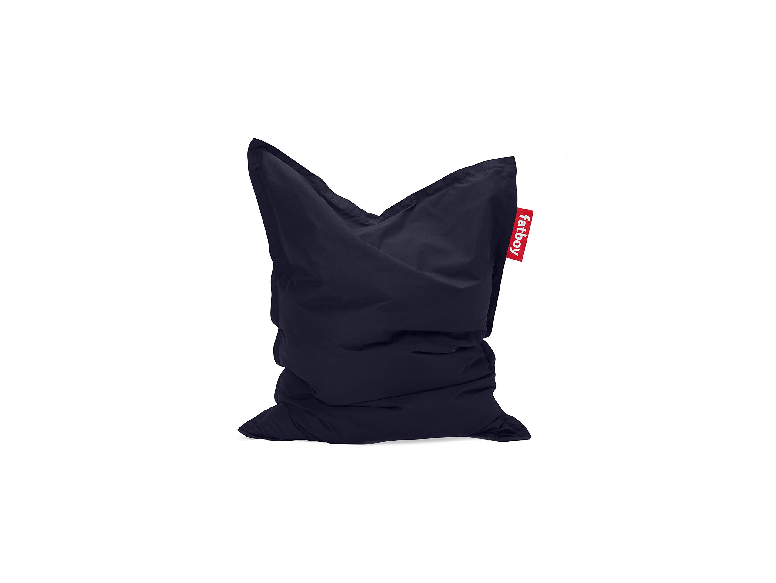 Fatboy Slim Outdoor Bean Bag Chair - Waterproof, Comfortable & Durable - Medium Size in Dark Ocean Blue - Perfect for Patio, Poolside & Backyard Relaxation