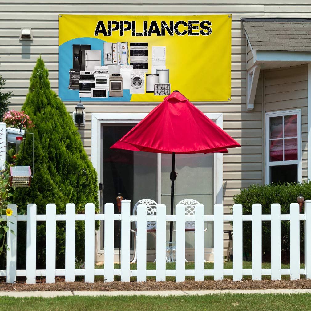 Durable Vinyl Banner for Outdoor Advertising - Weatherproof Business & Yard Signs with 4 Grommets (16x40 Inches) - Perfect for Retail Stores, Events & Industrial Use