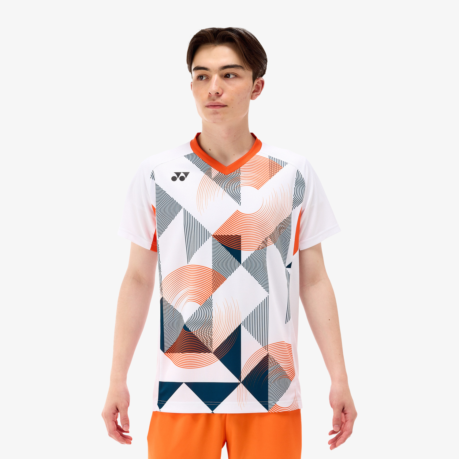 Yonex Men's Tennis Shirt 10576 - Breathable White Performance Polo for Sports & Casual Wear