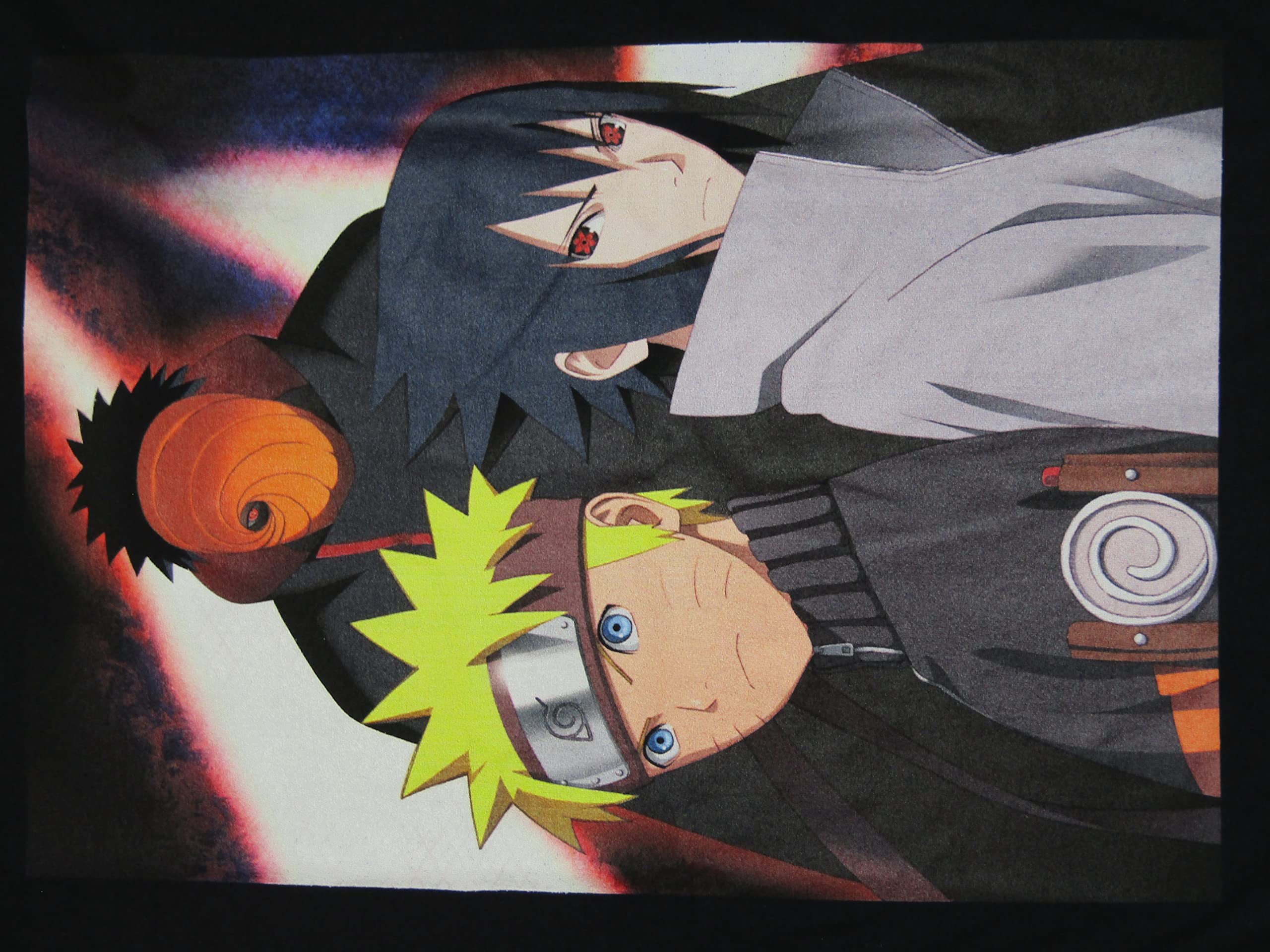 Naruto Uzumaki, Sasuke Uchiha & Tobi Anime Long Sleeve T-Shirt - Stylish Manga Cosplay & Casual Wear for Anime Fans