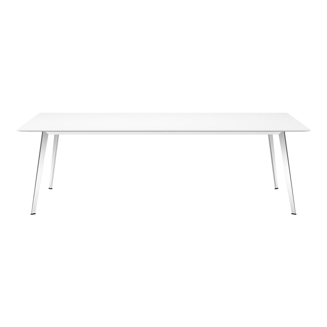 Modern Rectangular JW Dining Table - Solid Wood Kitchen Table for 6-8 People - Perfect for Family Dinners & Entertaining Guests