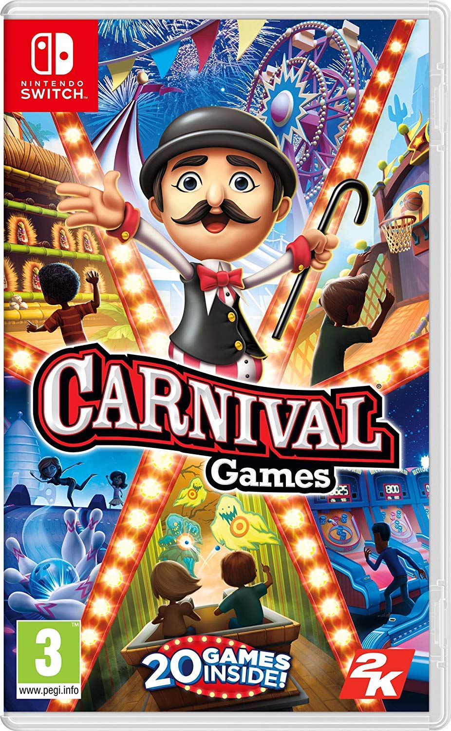 Carnival Games for Nintendo Switch - Fun Family Party Video Game - Perfect for Kids, Adults & Multiplayer Entertainment - UK Import