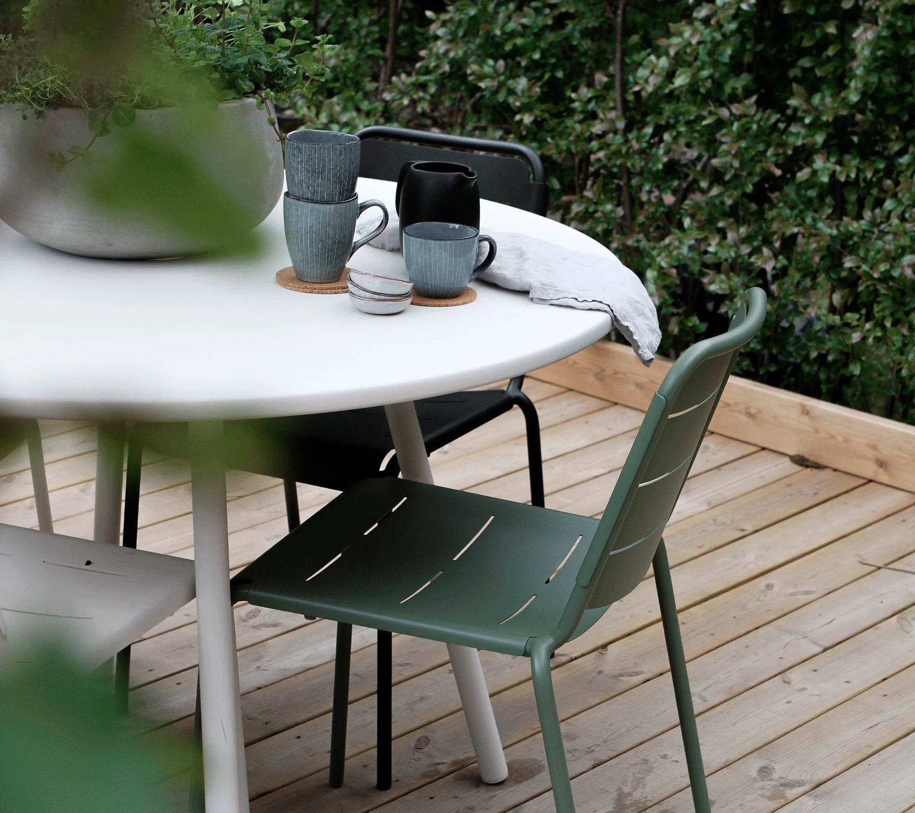 Outdoor Aluminum Dining Table - Patio, Garden, Backyard Furniture for Outdoor Entertaining & Dining