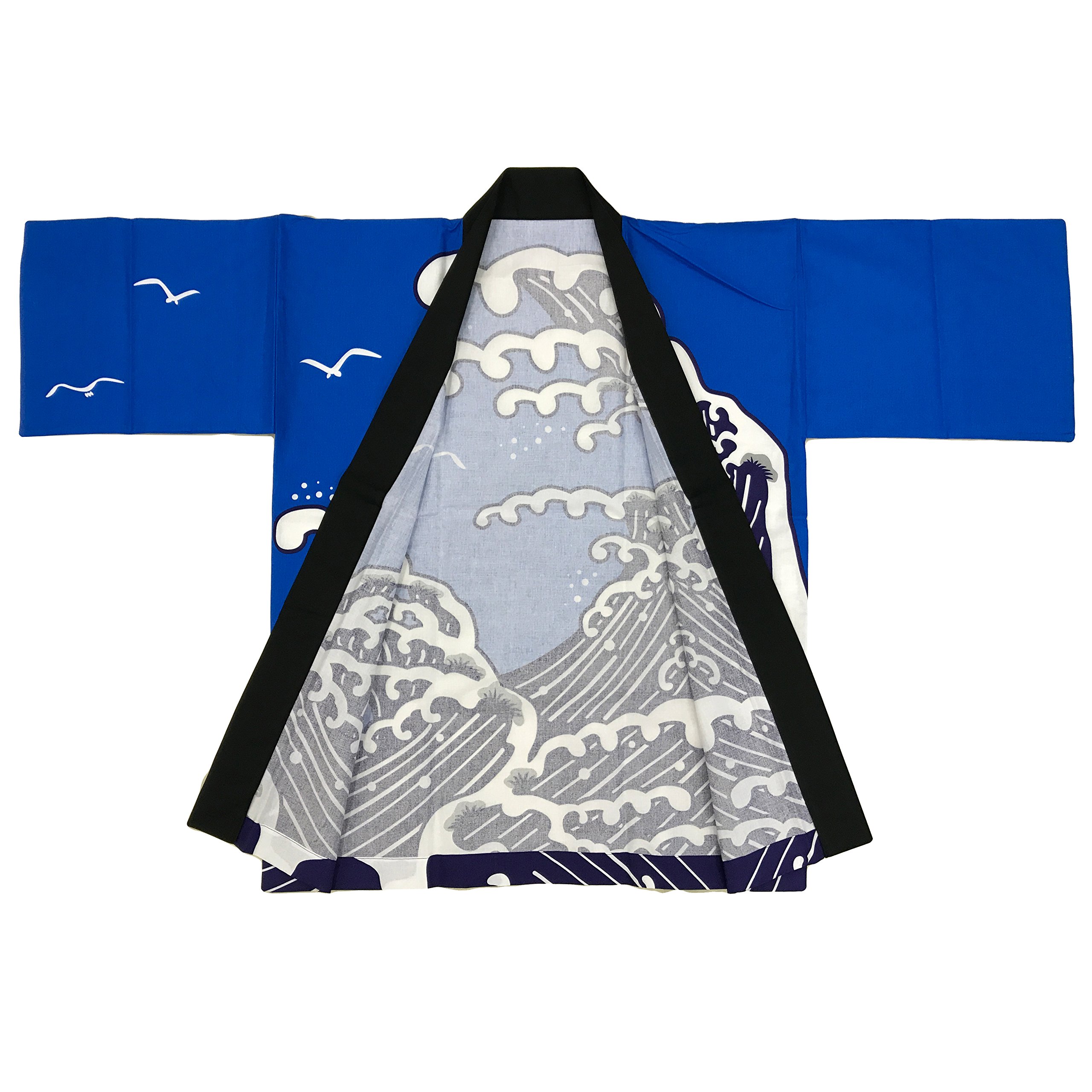 Japanese Festival Hanten Happi Coat - Traditional Cotton Kimono Jacket for Matsuri, Bon Odori & Cultural Events - Perfect for Cosplay, Costume Parties & Themed Celebrations