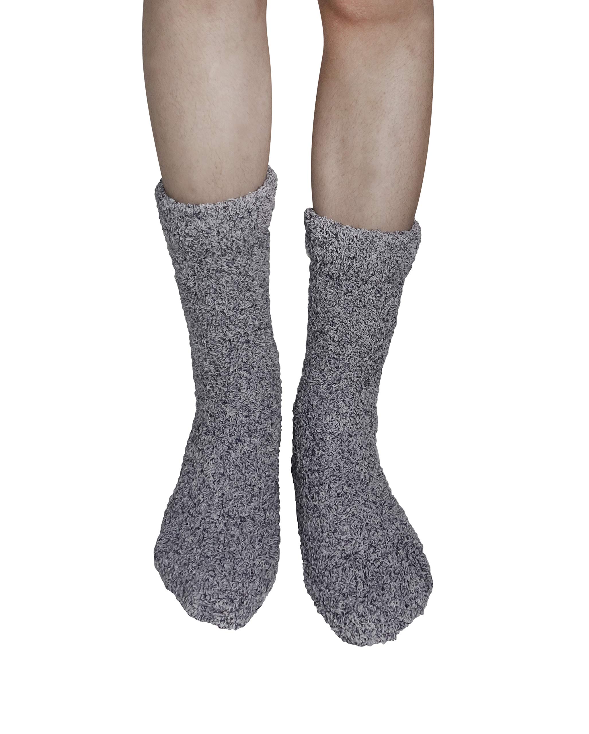Fashion by Mirabeau Darker Blend Polka Dot Soft Socks with Shea Butter & Lavender - 2 Pairs Non-Slip Grip Socks for Women - Perfect for Home, Office & Yoga