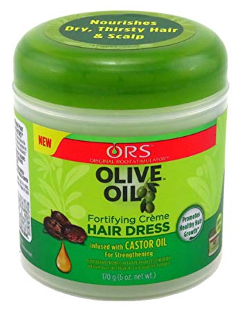 ORS Olive Oil Creme Hair Dressing - 6 oz | Deep Conditioning Treatment for Dry, Damaged Hair | Perfect for Daily Moisturizing & Styling