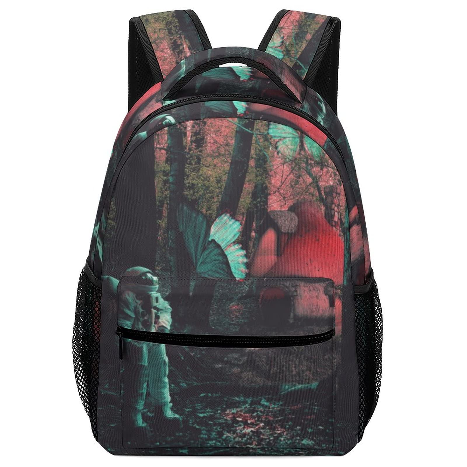 Personalized Kids Backpack with Princess & Butterfly Print - Durable School Bag for Girls, Lightweight Travel Daypack for College, Preschool & Outdoor Adventures