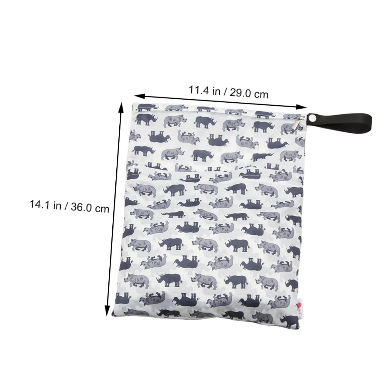 Hohopeti Waterproof Diaper Wet Dry Bag - Reusable Nappy Pouch with Zipper for Baby Nursery, Travel & Outdoor Activities | Perfect for Daycare, Beach & Gym