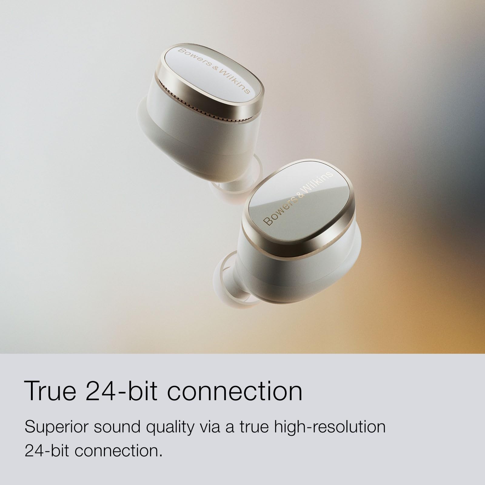 Bowers & Wilkins Pi8 True Wireless Noise Cancelling Earbuds with Bluetooth aptX, 24-bit Hi-Fi Audio, Wireless Charging, 6 Mics for Clear Calls - Anthracite Black | Perfect for Commuting, Workouts & Travel