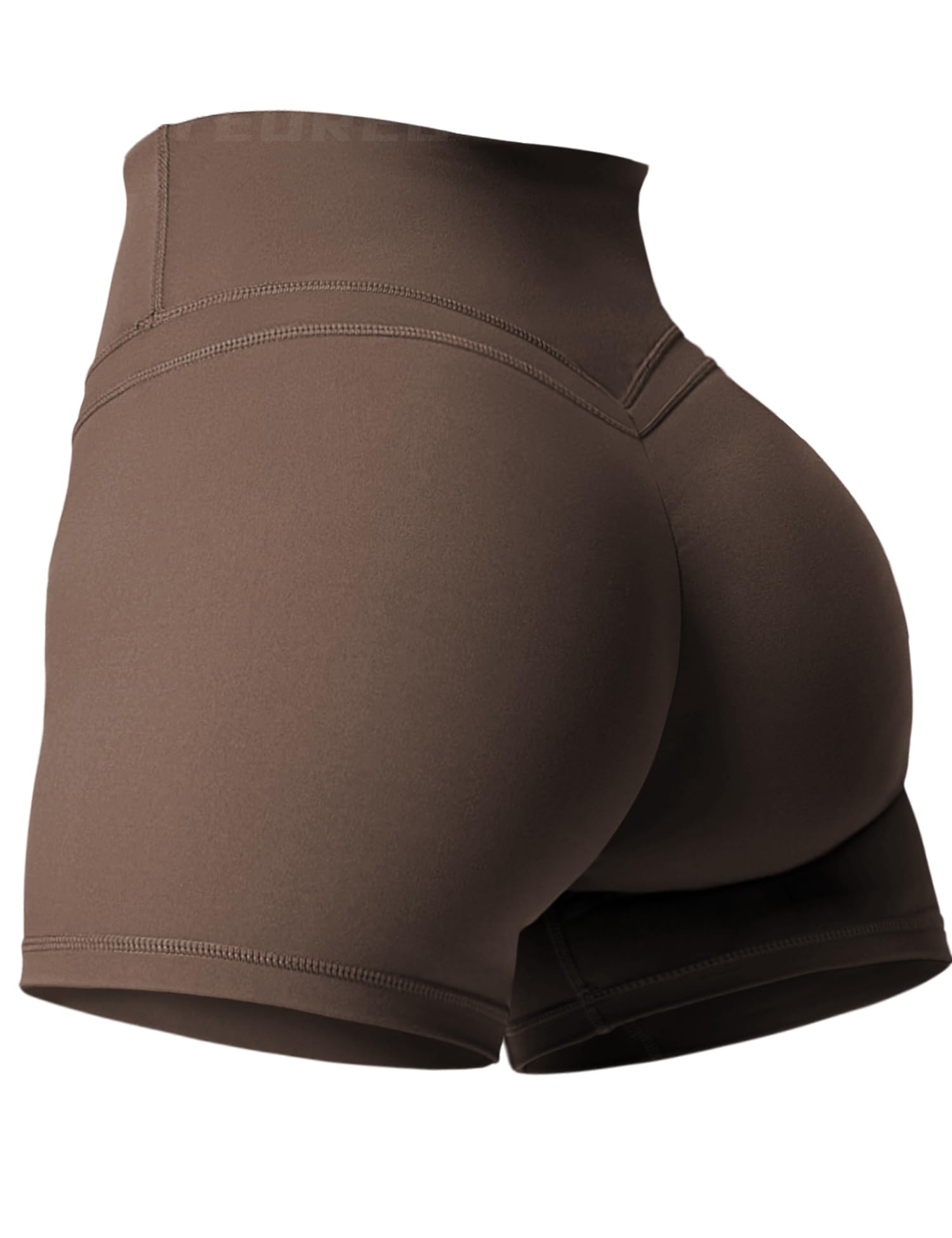 YEOREO Women's High Waisted Workout Biker Shorts - Athletic Scrunch Butt Running Gym & Yoga Shorts with Tummy Control - Perfect for Cycling, Fitness Training & Lounge Wear