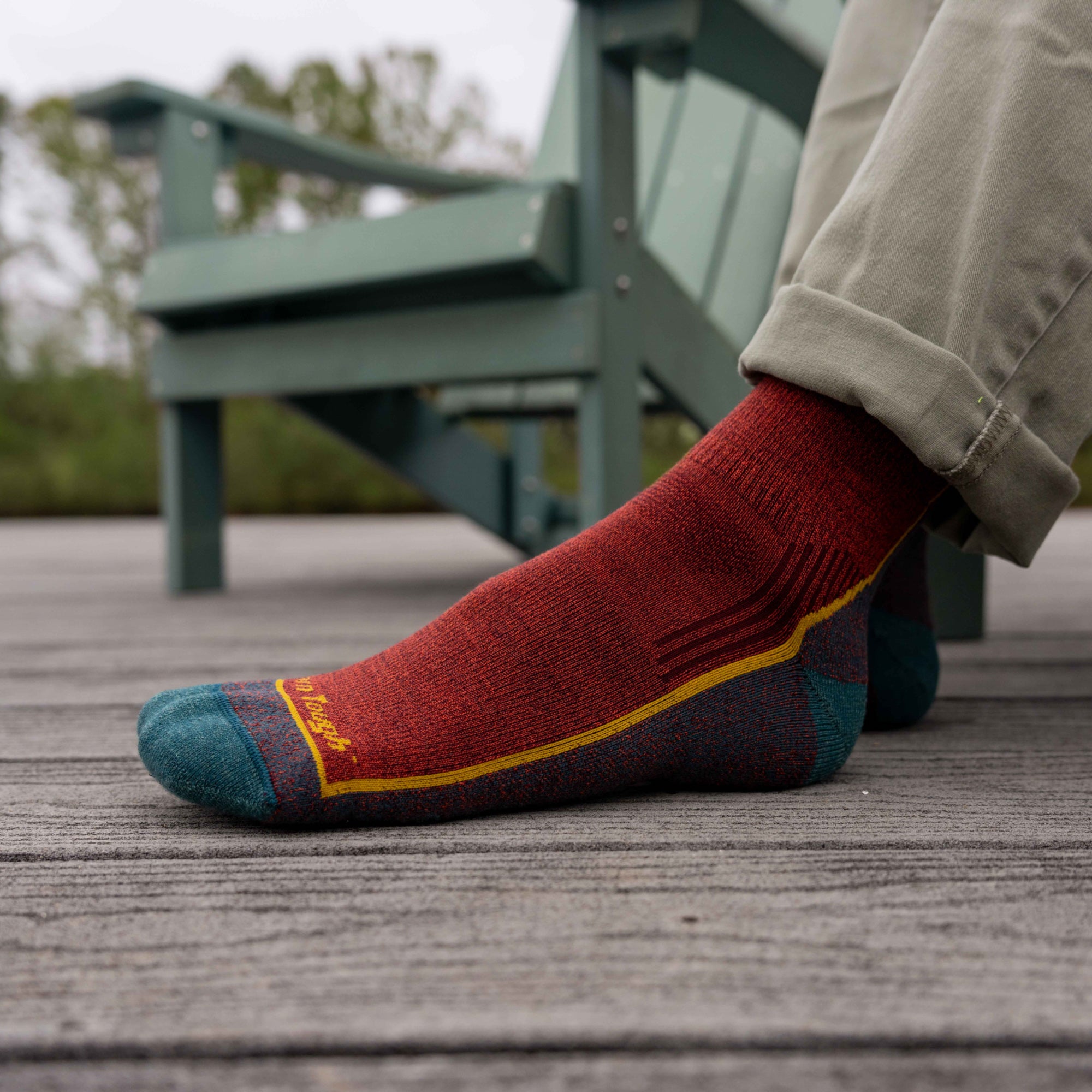 Men's Limited Edition Quarter Hiker Socks 2 Pack - Moisture Wicking & Breathable Hiking Socks for Outdoor Adventures & Daily Wear