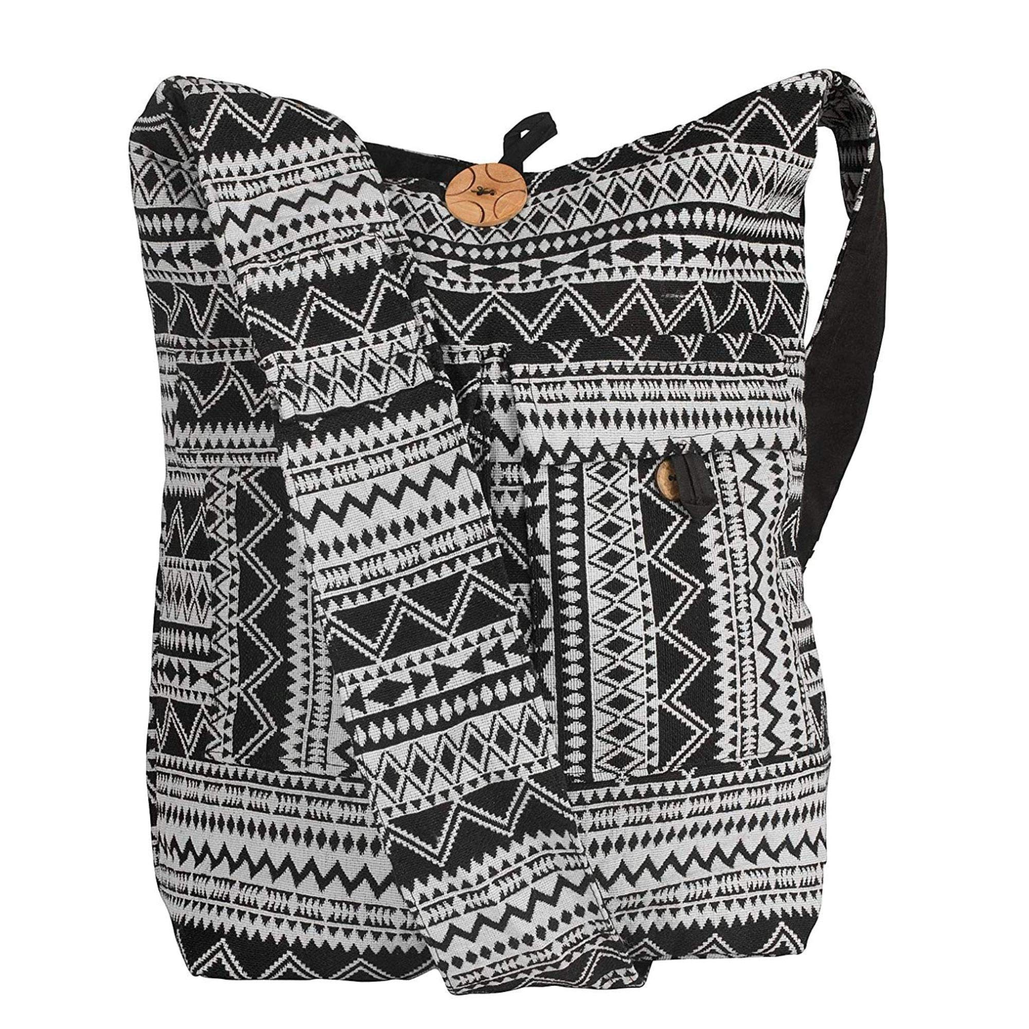 SUVASANA Large Sling Shoulder Bag for Men & Women - Casual Comfortable Crossbody Purse for Everyday Use, Travel & Outdoor Activities - Water-Resistant & Spacious Design (Black)