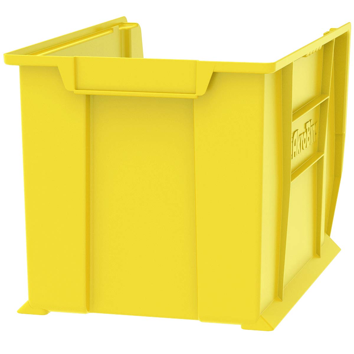 Akro-Mils 30282 Large Plastic Storage Bins - 2-Pack Stackable Organizer Bins for Garage, Classroom, Warehouse (20