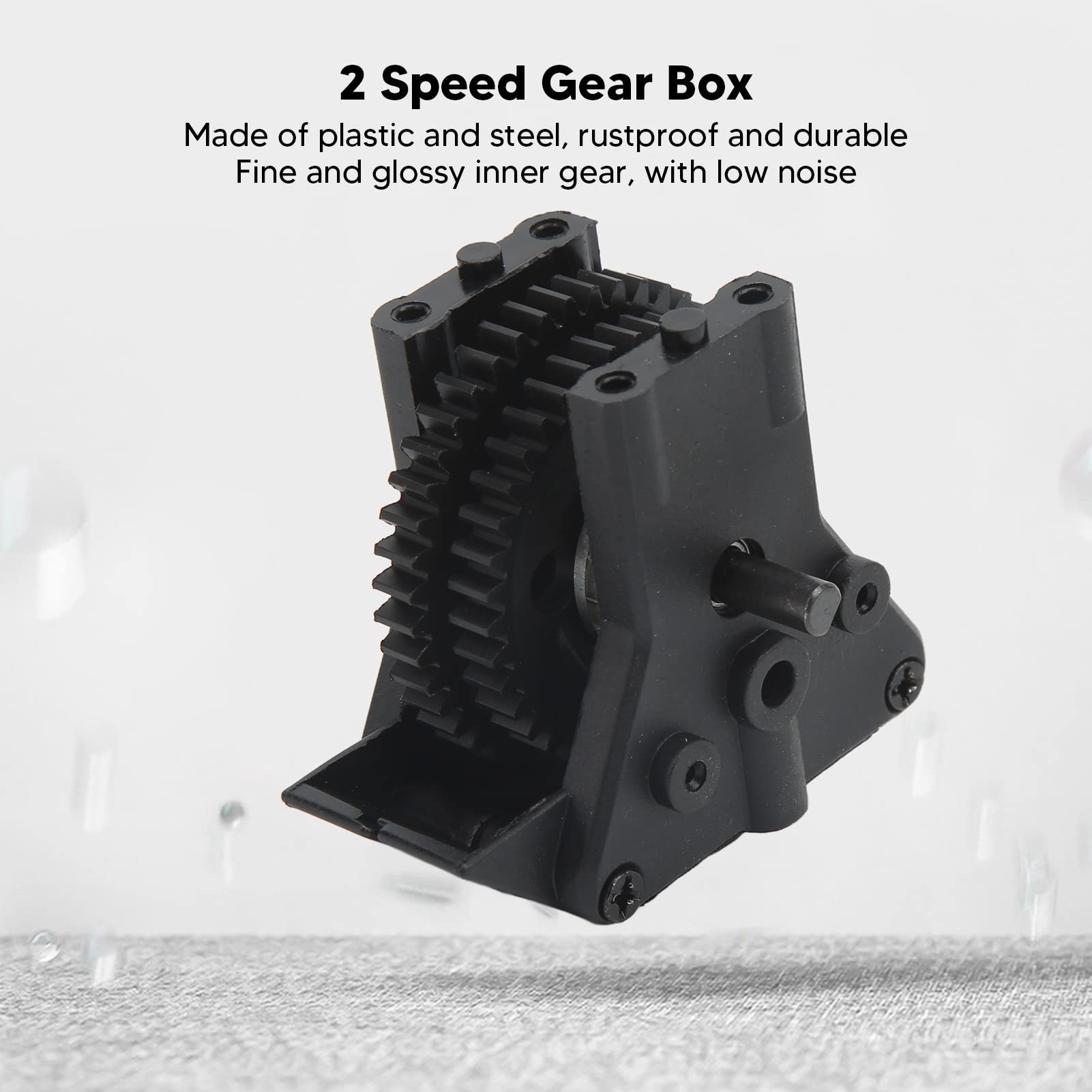 2-Speed RC Car Gearbox Replacement for HSP 94122 & 94102 1/10 Scale Models - High Performance Upgrade for Off-Road Racing & Drifting