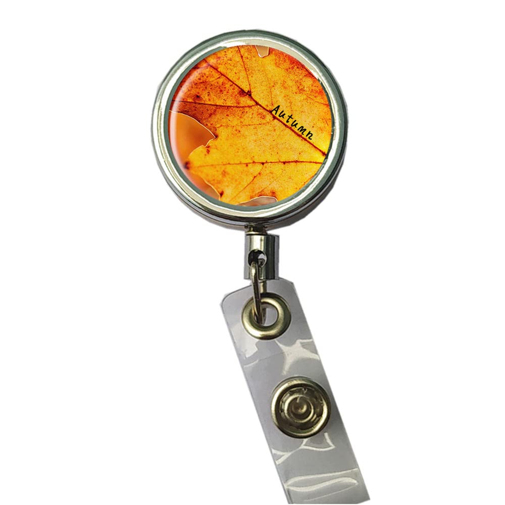 Personalized Retractable ID Badge Holder with Lanyard & Belt Clip - Black Keychain Design for Office, Security, and Events (19