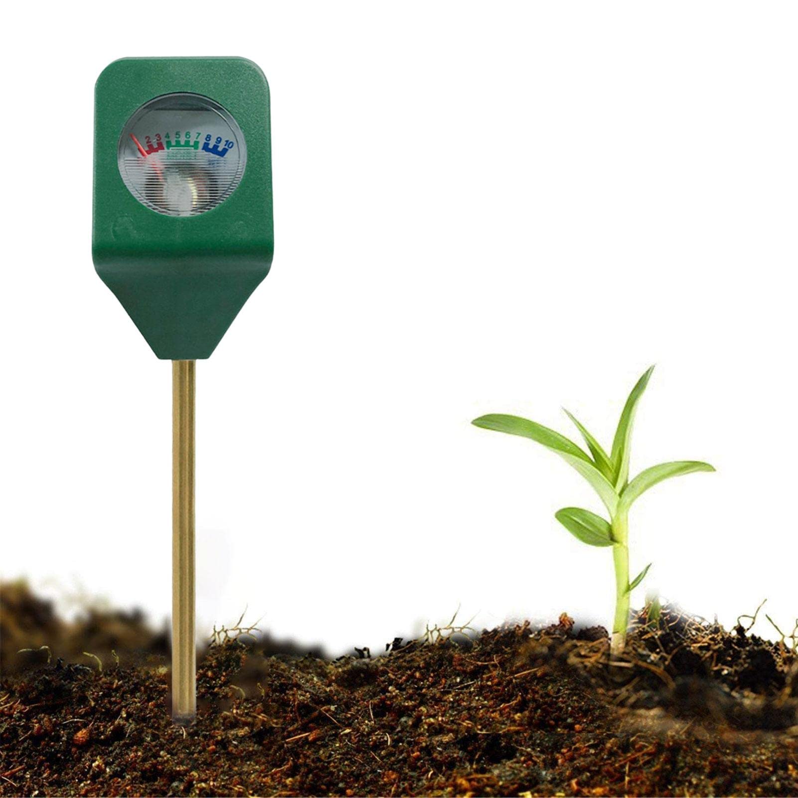 **3-in-1 Soil pH & Moisture Meter - Digital Plant Water Tester for Indoor & Outdoor Plants - Accurate Gardening Tool for Lawn, Garden, Flowers, Vegetables - Perfect for Home, Greenhouse & Farm Use**