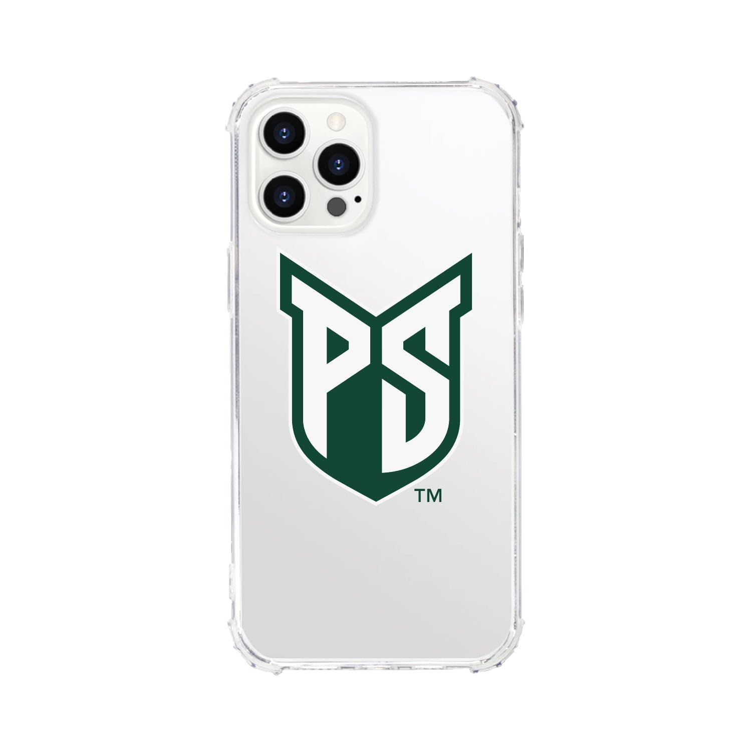 OTM Essentials Rugged Phone Case for iPhone 11 - Shockproof Protective Cover with Tough Edge Design - Portland State University Themed - Classic White - Perfect for College Students & Outdoor Activities