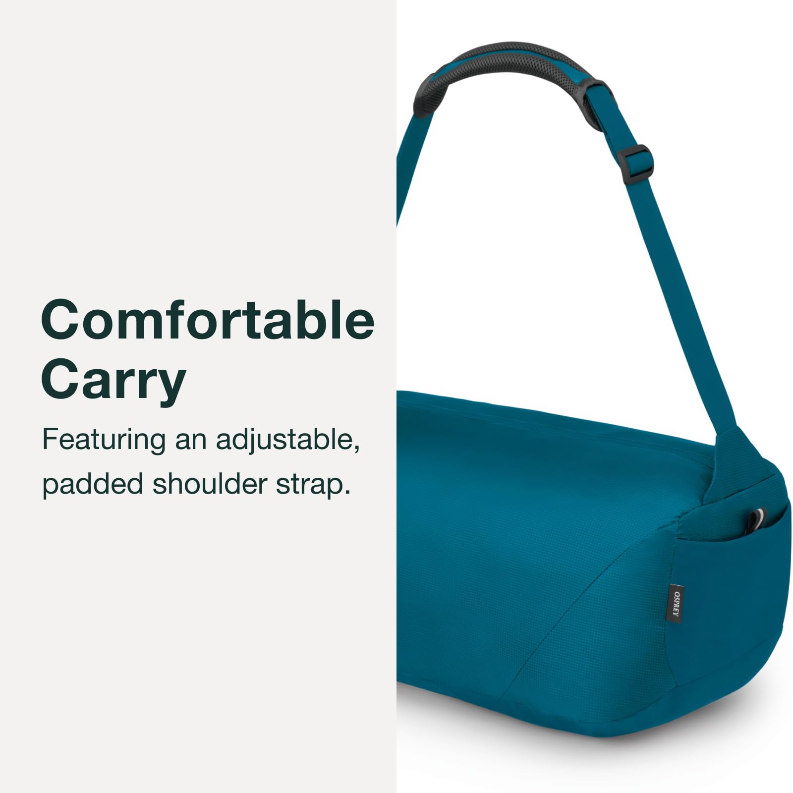 Osprey Ultralight Collapsible Stuff Duffel Bag - Waterproof Travel Duffel for Hiking, Camping & Air Travel - Compact Foldable Gear Storage for Outdoor Adventures
