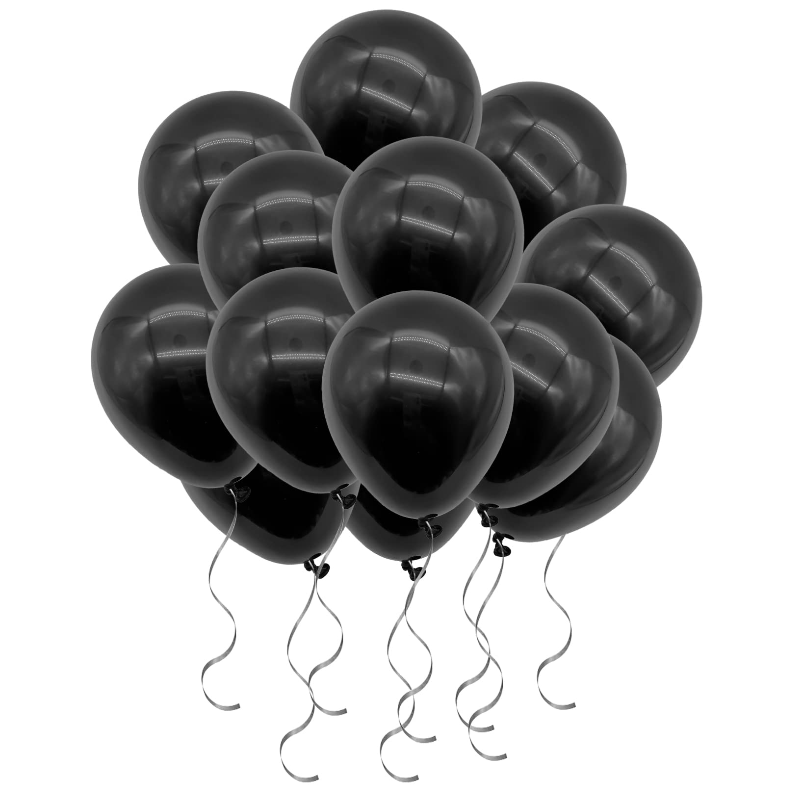200 Pcs 5 Inch Red and Black Latex Balloons - IN-JOOYAA Small Party Balloons for Wedding, Baby Shower, Birthday, Easter & Photo Shoot Decorations | Perfect for Party Backdrops, Ceiling Decor and Balloon Arches