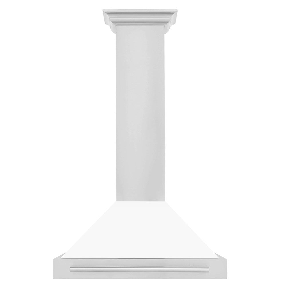 ZLINE 30 Inch Convertible Stainless Steel Range Hood with Stainless Steel Handle - Multiple Color Options (KB4STX 30) | Powerful Kitchen Ventilation for Gas & Electric Stoves | Modern Design for Home & Restaurant Use