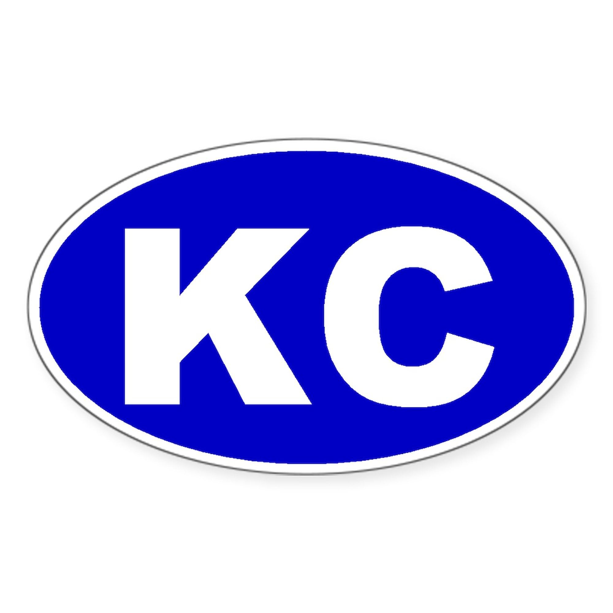 Kansas City, Kansas Oval Car Bumper Sticker - Decorative Vinyl Decal for Cars, Laptops & Windows | Show Your KC Pride
