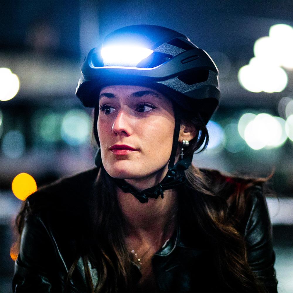 Lumos Ultra Bike Helmet with LED Lights - Smart Bluetooth Cycling Helmet for Night Riding Safety - Perfect for Urban Commuters & Mountain Bikers