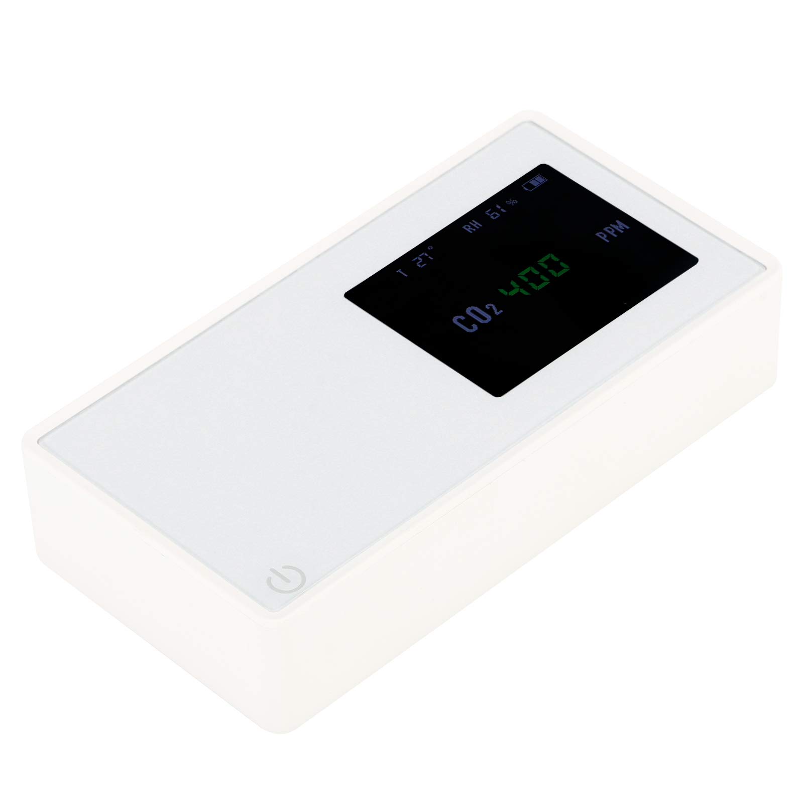 Air Quality Monitor - USB Rechargeable CO2 Detector for Home, Office & School | Indoor Air Pollution Tester for Better Breathing & Health