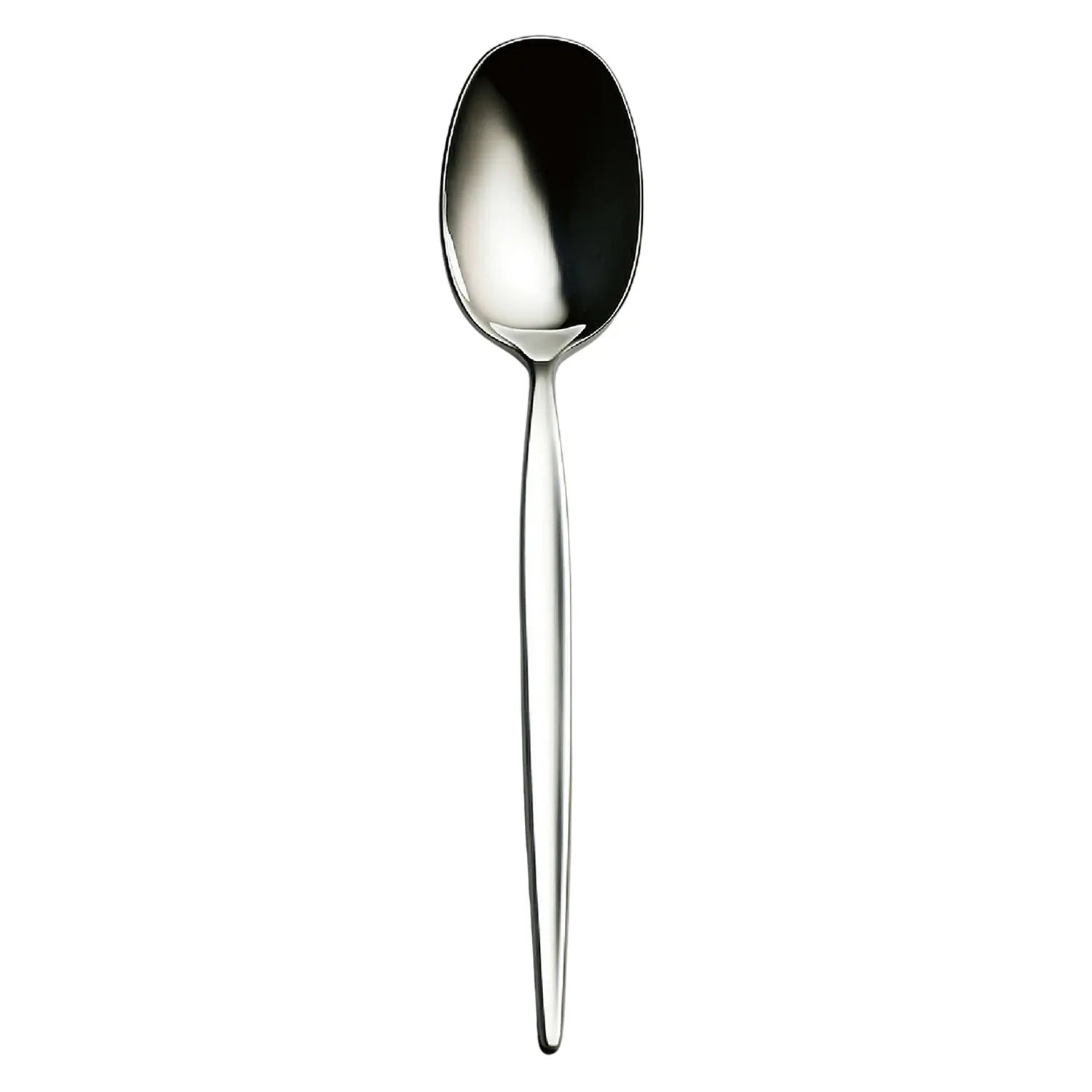 Premium Luckywood Meteora 18/10 Stainless Steel Dessert Spoon Set - Elegant Tea & Coffee Spoon for Desserts, Ice Cream, Yogurt, and Afternoon Tea Parties (Set of 6)