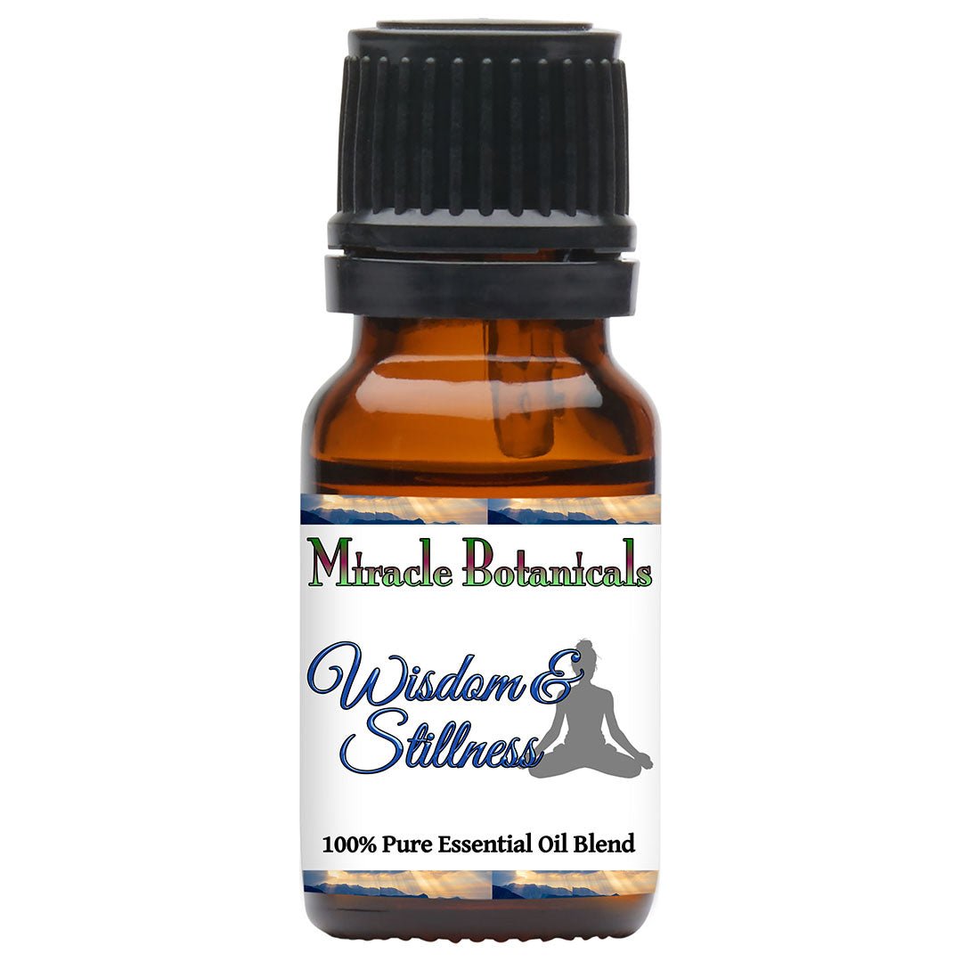 Wisdom & Stillness Essential Oil Blend - 100% Pure Aromatherapy Oil for Meditation, Focus & Mental Clarity | Perfect for Yoga, Mindfulness & Stress Relief