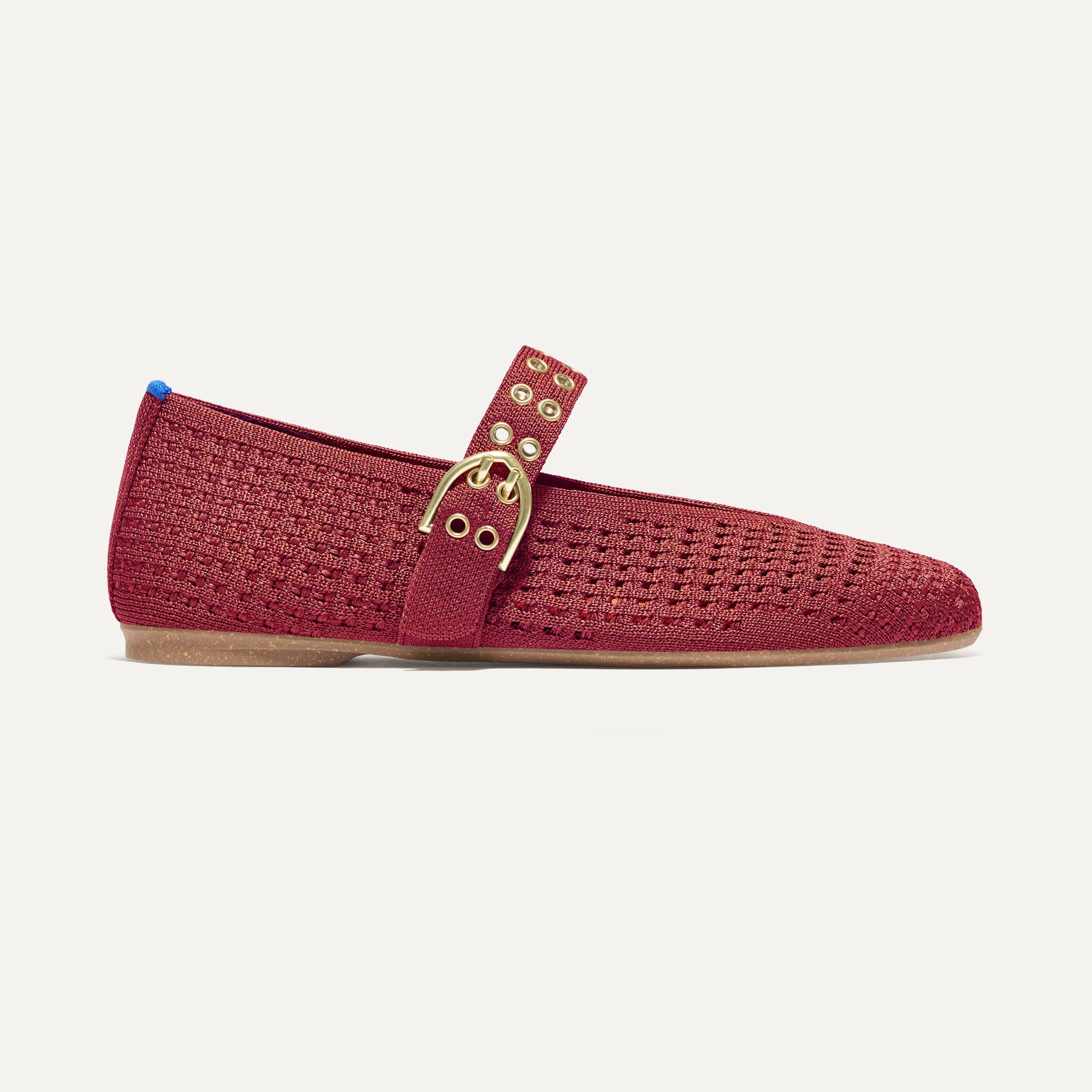 Max Buckle Mary Jane Shoes - Ruby Mesh Comfortable Flats for Women | Perfect for Work, Parties & Casual Wear