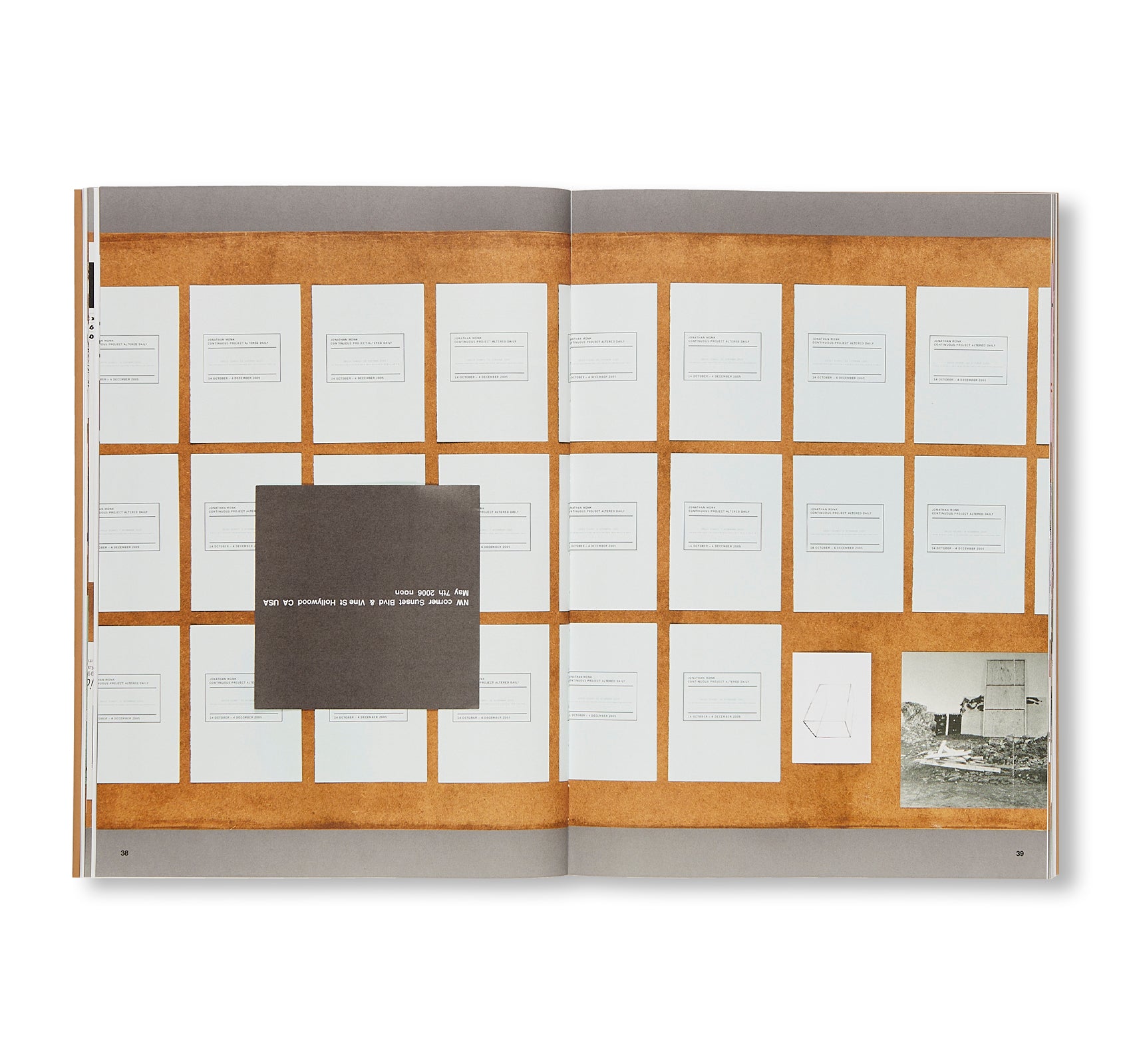 A BIT OF MATTER AND A LITTLE BIT MORE by Jonathan Monk - Contemporary Art Book for Collectors and Art Enthusiasts | Perfect for Home Decor, Gallery Displays & Creative Inspiration