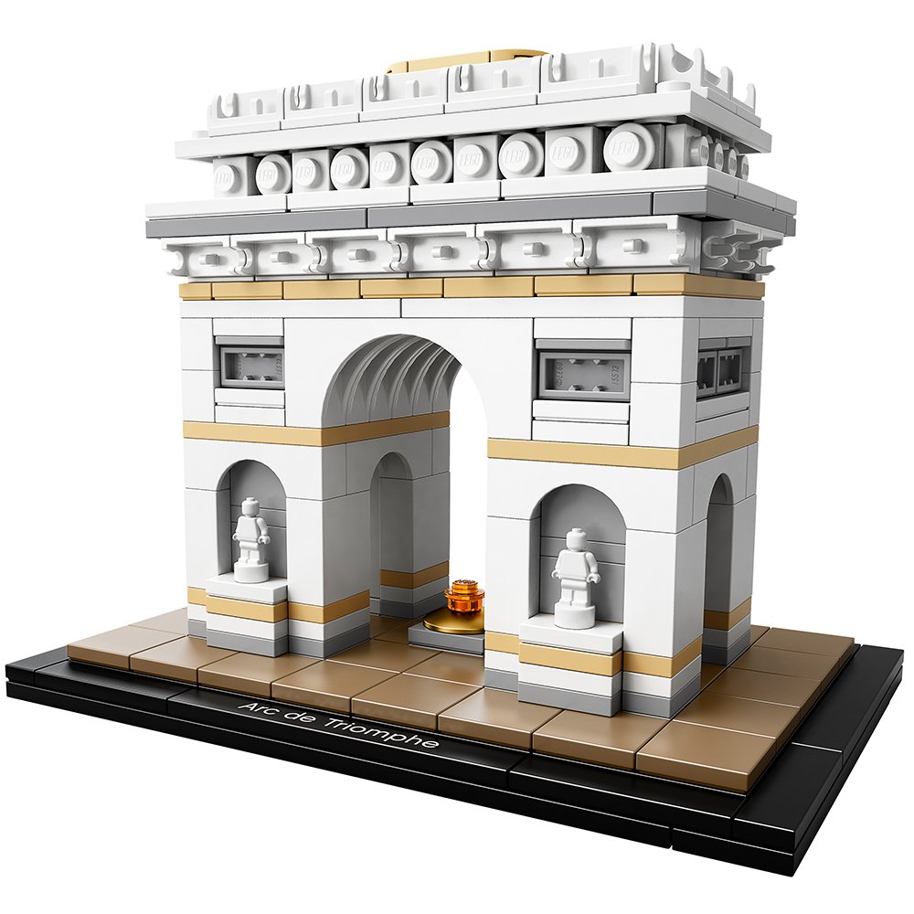 LEGO Architecture Arc De Triomphe 21036 Building Kit - 386 Pieces Model Set for Adults & Teens - Perfect for Home Decor, Office Display & Collectors Gift
