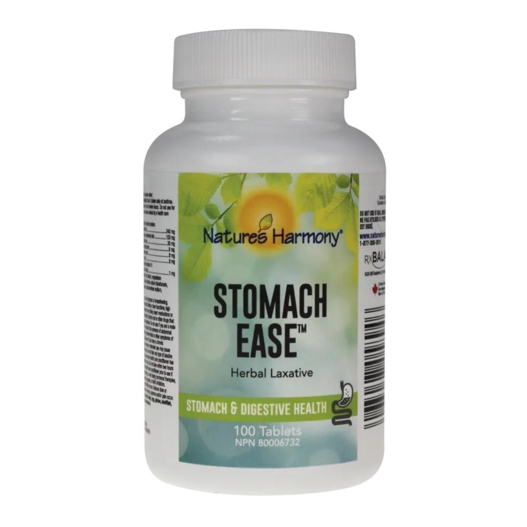 Nature's Harmony Stomach Ease Digestive Support Supplement - 100/250 Tablets for Heartburn Relief & Gut Health - Perfect for Travel, After Meals & Occasional Discomfort