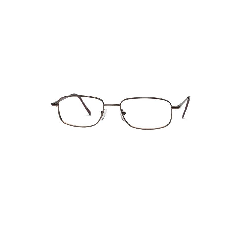Multi-View Computer Reading Glasses Model 11 - Brown +2.0 Strength - Blue Light Blocking & Anti-Fatigue for Office Work & Screen Time