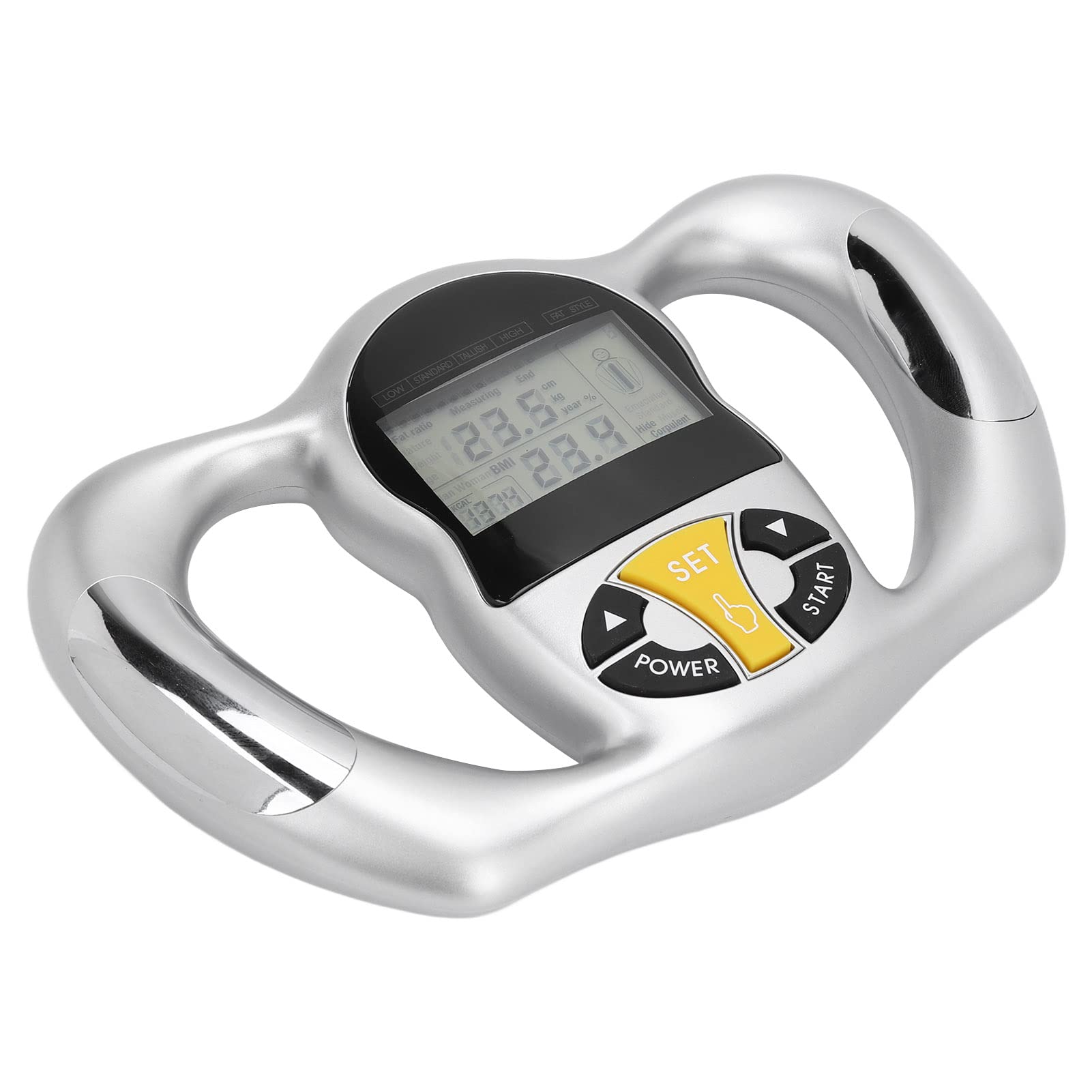 Portable Digital Body Fat Analyzer - Handheld Body Fat Loss Monitor & Health Tracker for Home Gym Fitness Weight Management