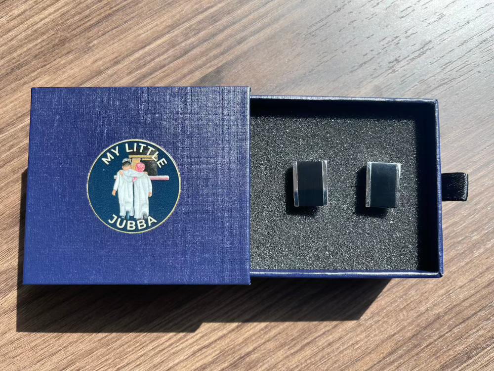 Elegant Stainless Steel Cufflinks for Men - Classic Dress Shirt Accessories for Weddings, Business & Formal Events