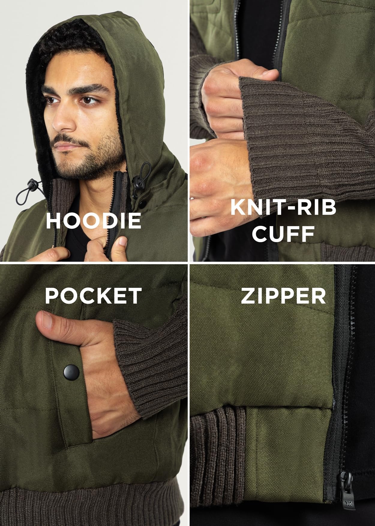 Men's Slim Fit Zip Up Cardigan Sweater - Lightweight Knit Jacket for Spring & Fall (Big & Tall Sizes) | Casual Office Wear & Layering Outfit for Men
