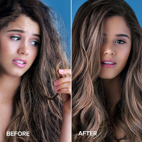 MAREE Hair Care Bundle - Deep Conditioning Hair Mask & Styling Serum with Coconut Oil, Keratin, Marine Collagen & Hyaluronic Acid - Anti-Frizz, Anti-Aging Treatment - Under Eye Gels for Hydration - Perfect for Dry, Damaged Hair & Nighttime Skincare Routine