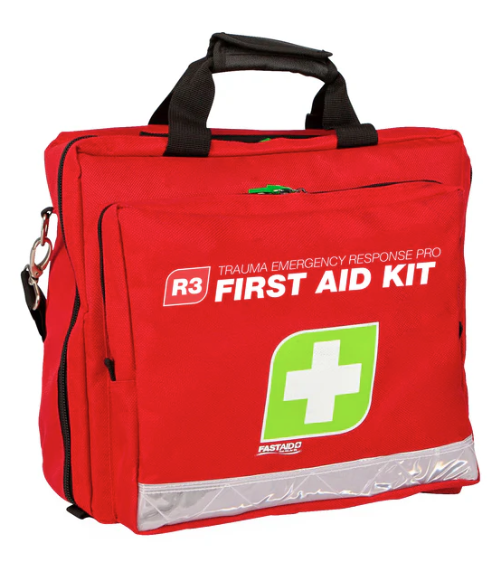 FastAid R3 Trauma Emergency Response Pro™ Soft Pack First Aid Kit - Premium Medical Supplies for Emergency & Outdoor Survival - Perfect for Hiking, Camping, and Disaster Preparedness