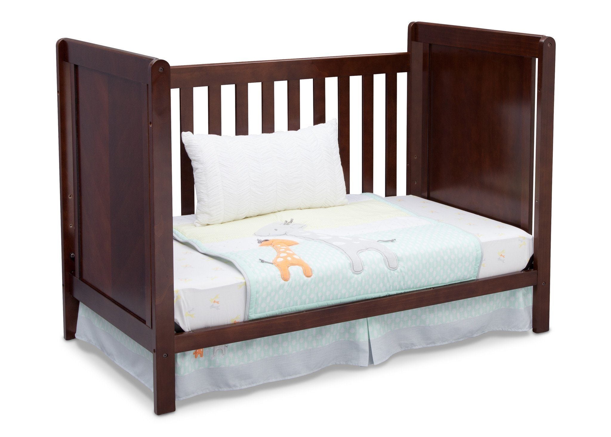 4-in-1 Convertible Baby Crib with Toddler Bed & Daybed Function - Solid Wood Nursery Furniture for Boys & Girls - Perfect for Newborns to Teens Bedroom & Daycare Centers